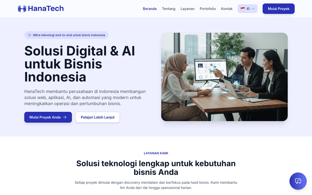 HanaTech website