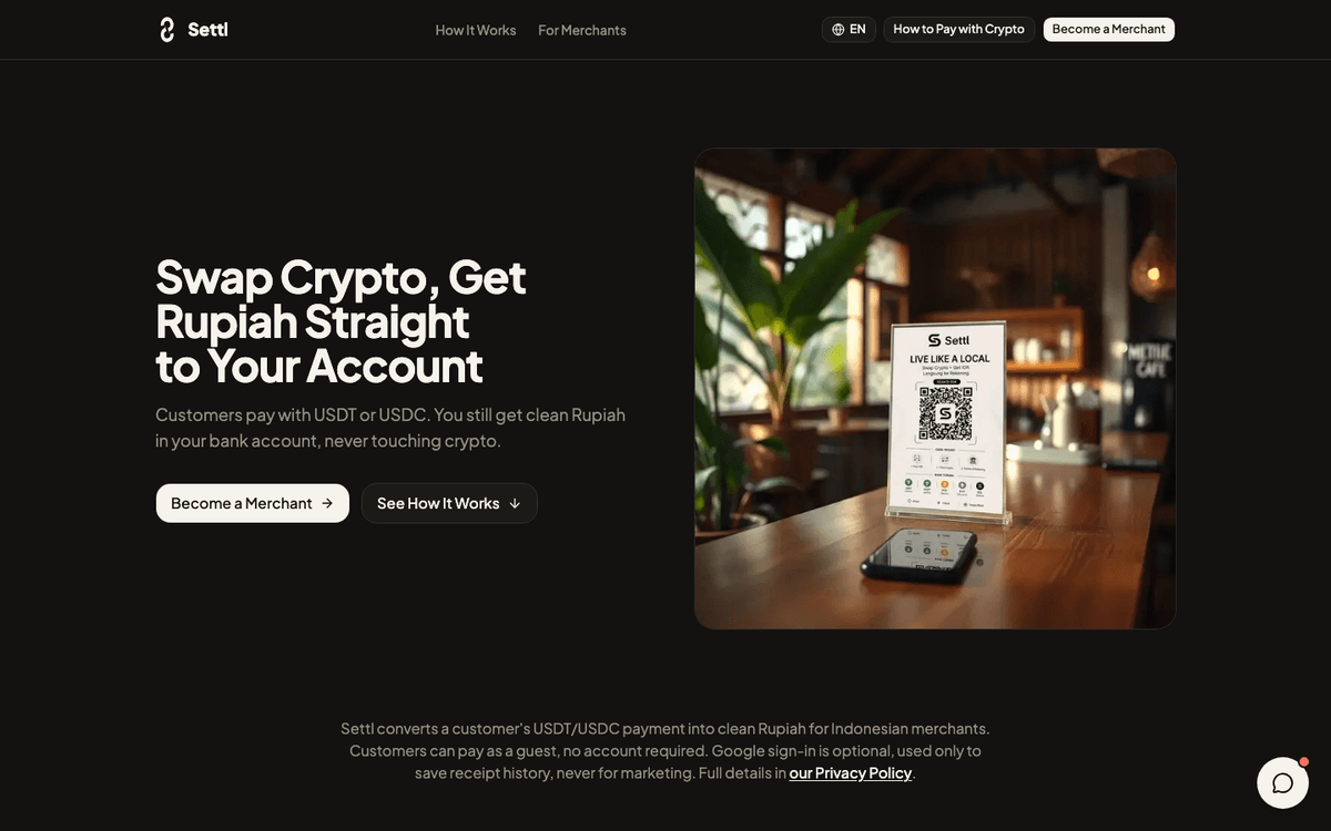 Settl website